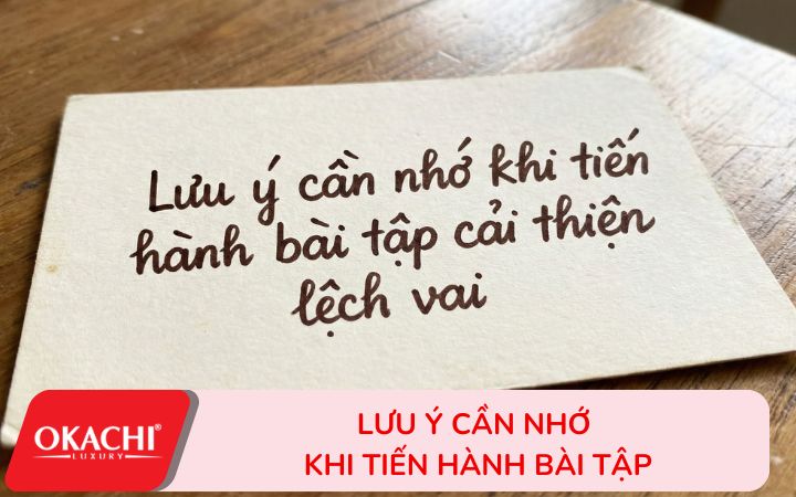 Lưu ý cần nhớ khi tiến hành bài tập
