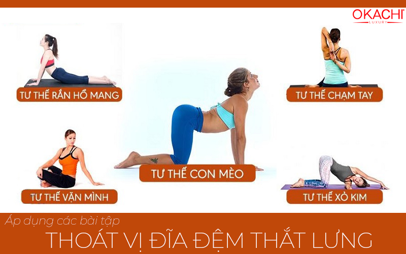 Áp dụng các bài tập thoát vị đĩa đệm thắt lưng