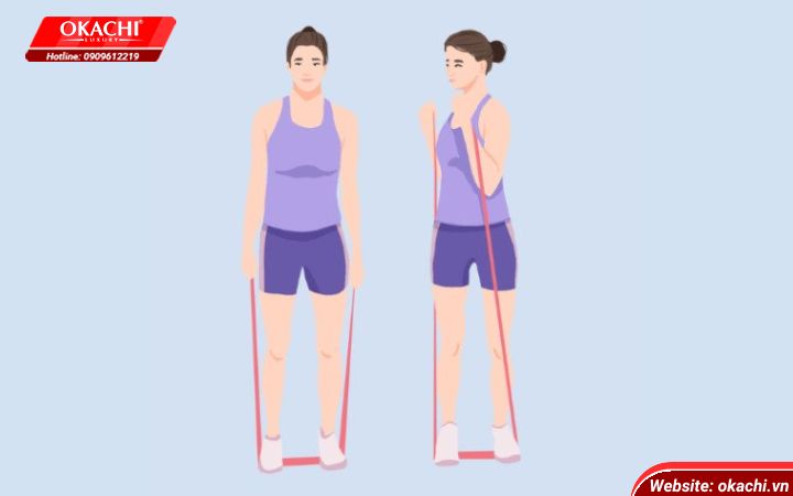 bài tập với dây kháng lực Torso Twist