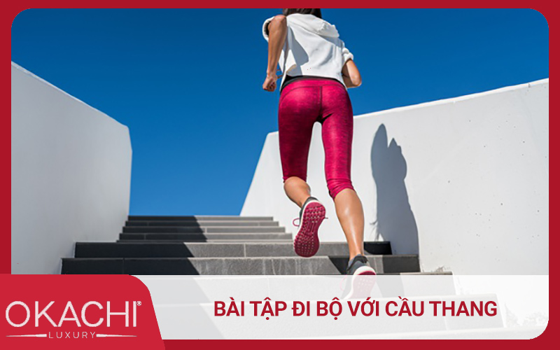 Bài tập đi bộ với cầu thang
