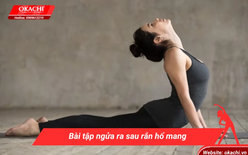 Bài tập yoga cho người thoái hóa đốt sống cổ tư thế rắn hổ mang
