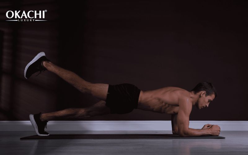 Bài tập plank bằng một chân