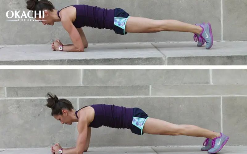 Bài tập plank đẩy