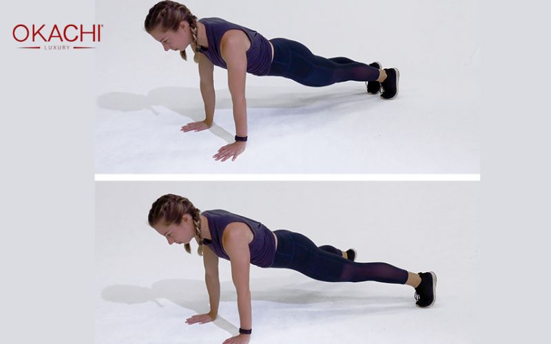 Động tác plank jacks
