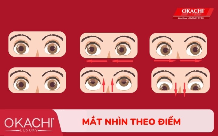 bai tap yoga mat nhin theo diem