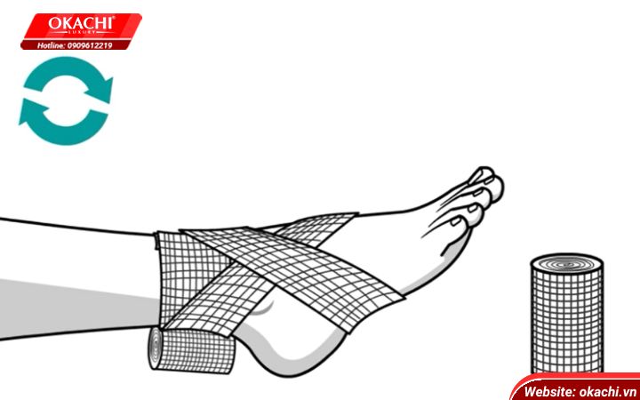 Hướng dẫn cách quấn băng cổ chân khi ĐÁ BÓNG chất lượng bền bỉ