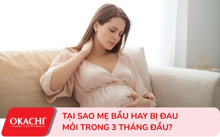 Tại sao mẹ bầu hay bị đau mỏi cổ vai gáy trong 3 tháng đầu?