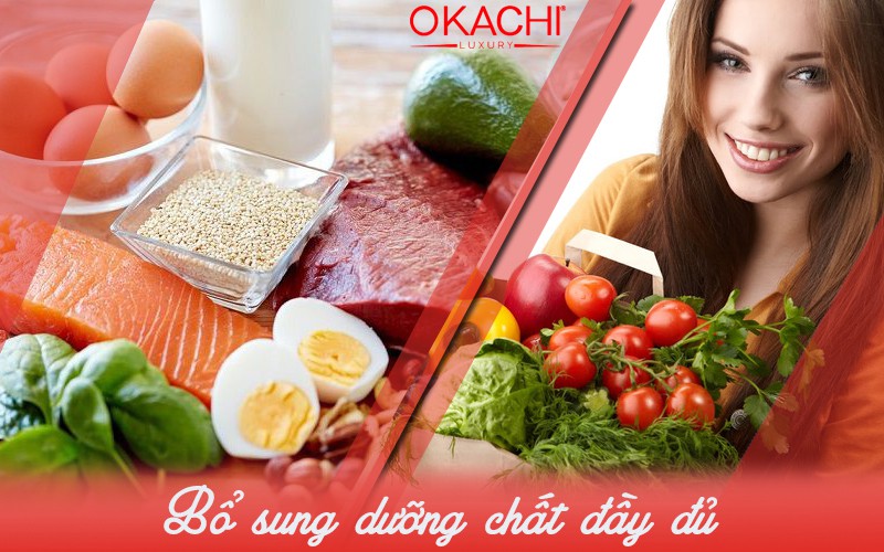 Bổ sung dưỡng chất đầy đủ