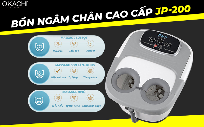 Bồn ngâm chân cao cấp JP-200