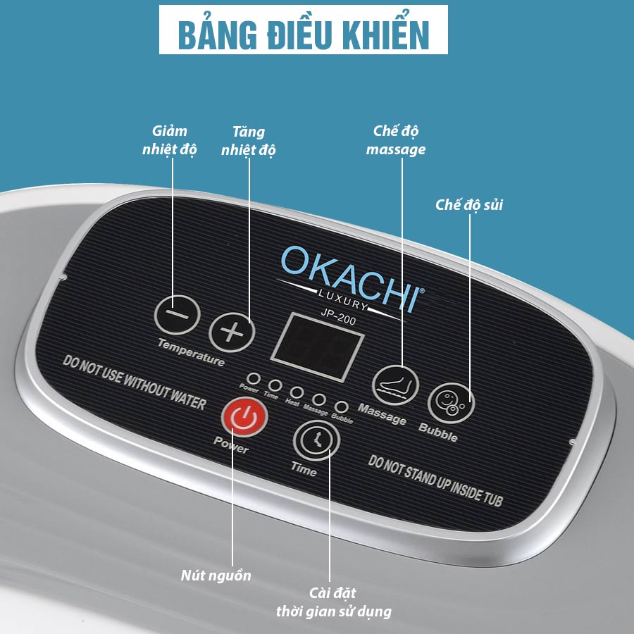 Tính năng của bồn ngâm chân