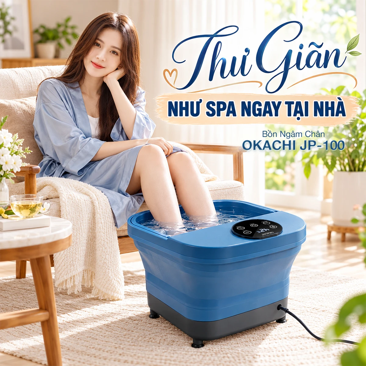 Bồn ngâm chân OKACHI JP-100 model