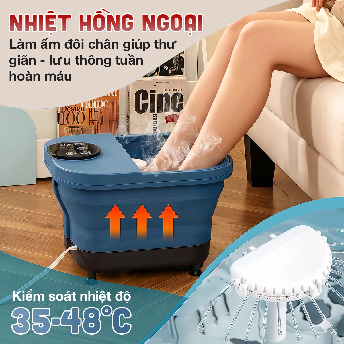 Bồn ngâm chân OKACHI JP-100