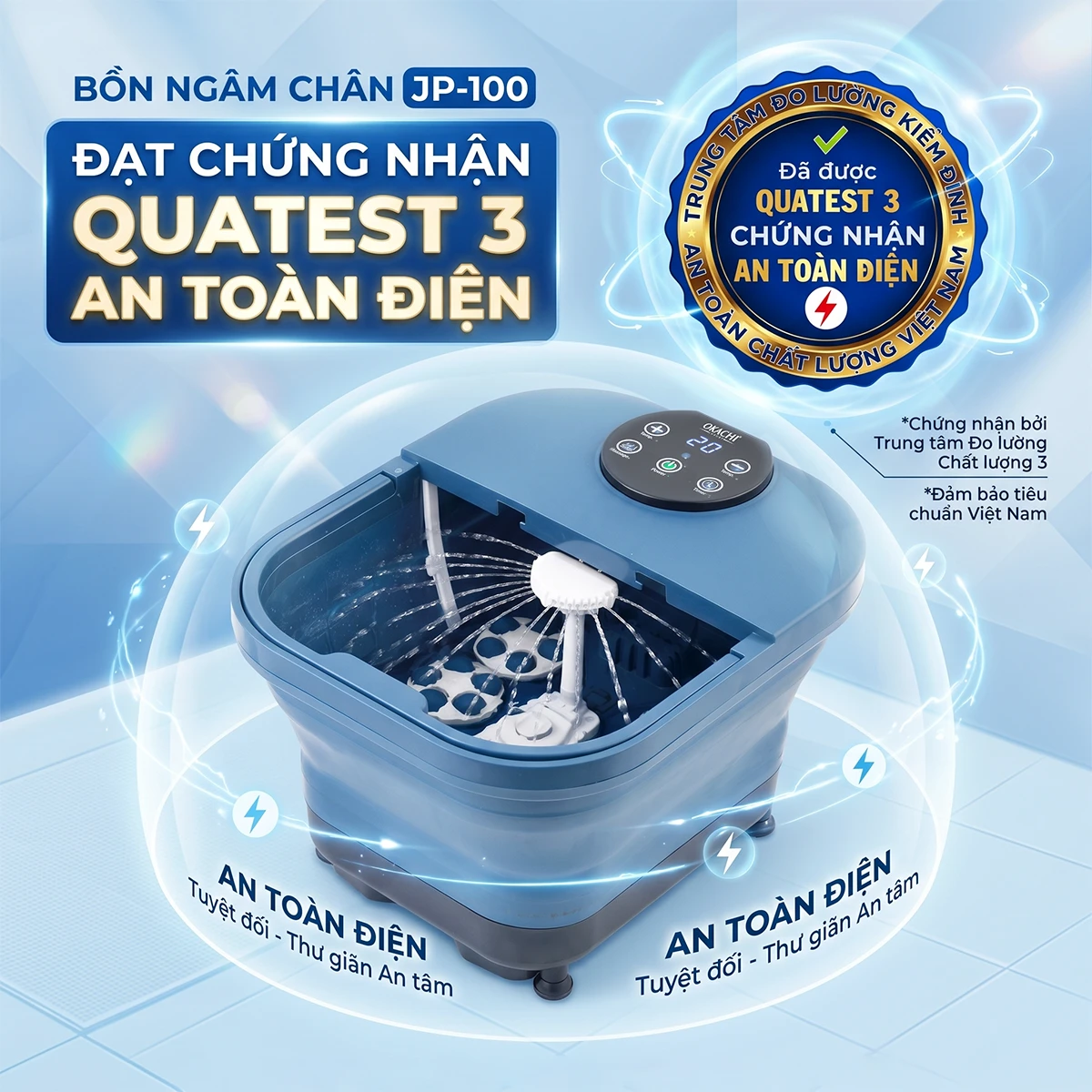 Bồn ngâm chân OKACHI JP-100