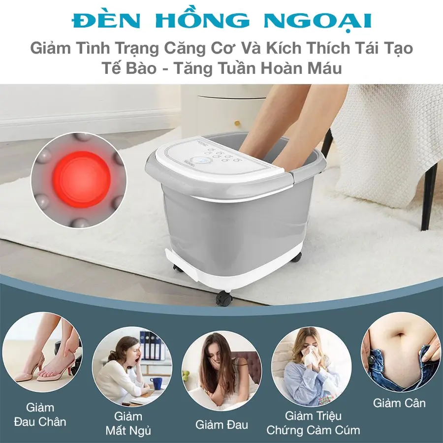 Bồn ngâm chân OKACHI JP-250