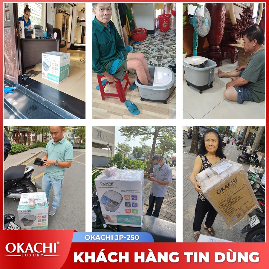 Bồn ngâm chân OKACHI JP-250