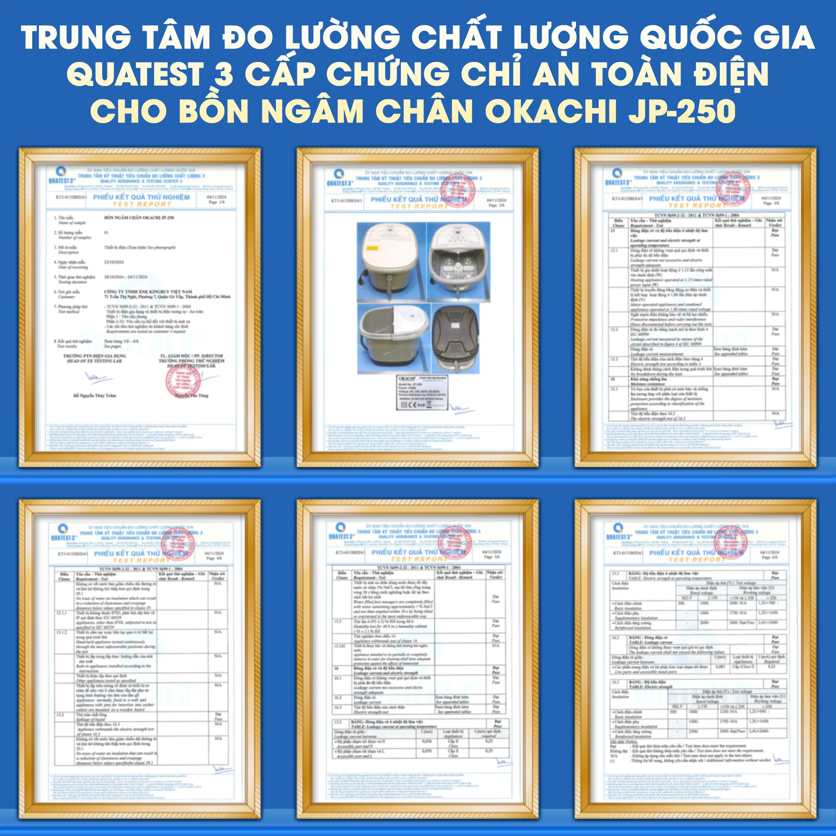 Bồn ngâm chân OKACHI JP-250