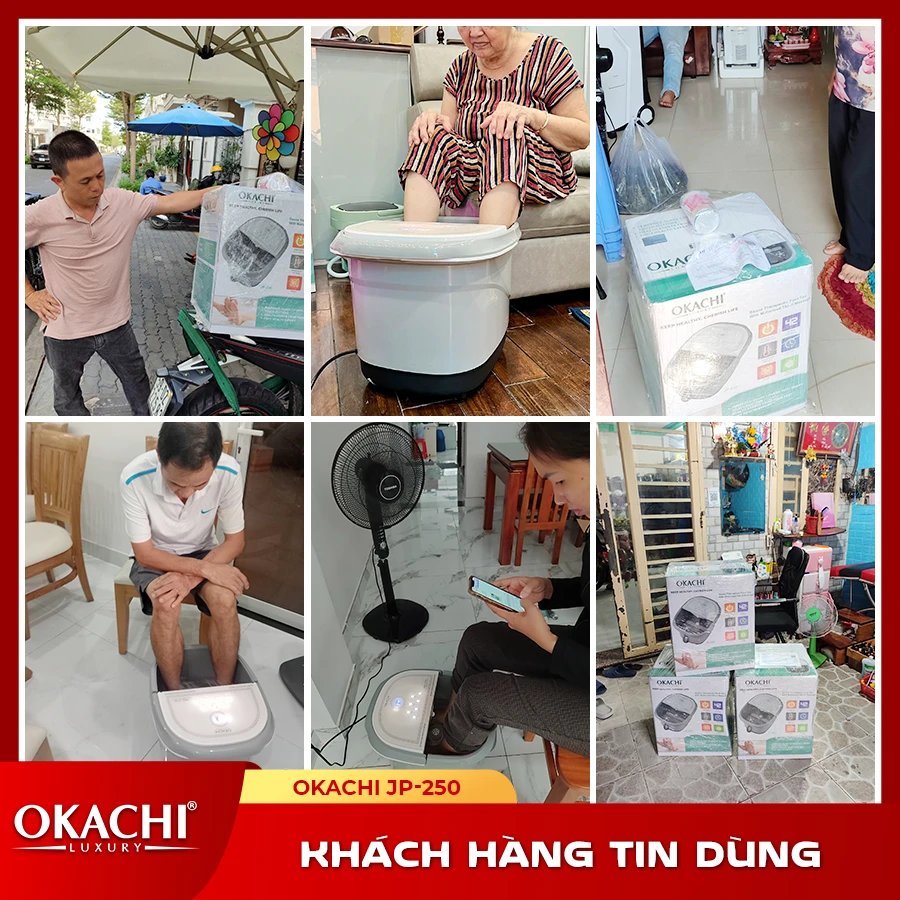 Bồn ngâm chân OKACHI JP-250