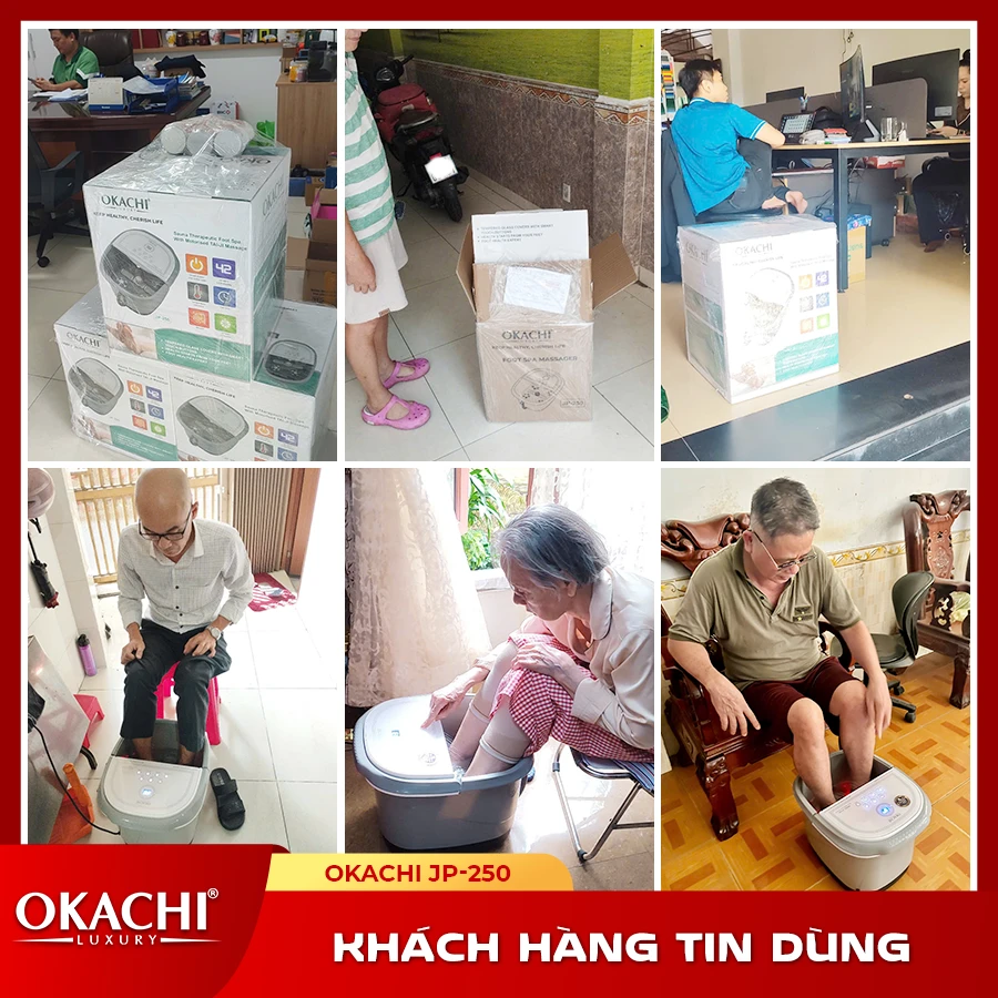 Bồn ngâm chân OKACHI JP-250