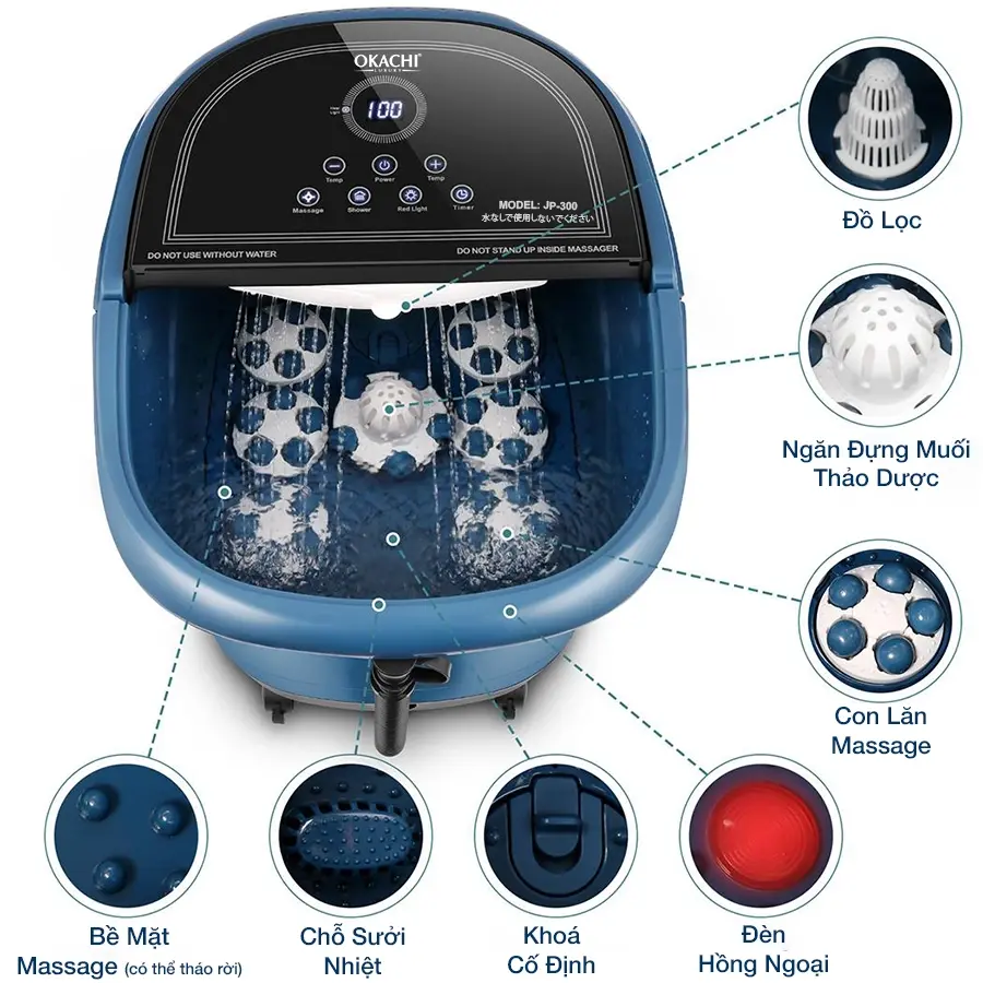 Bồn ngâm chân OKACHI JP-300