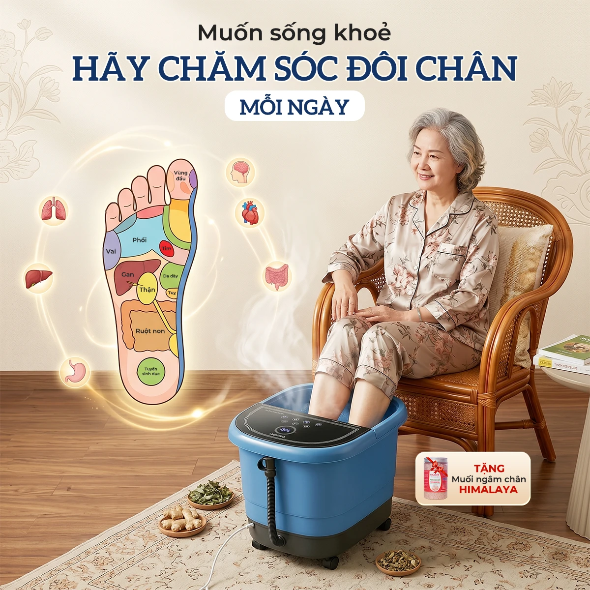 Bồn ngâm chân OKACHI JP-300
