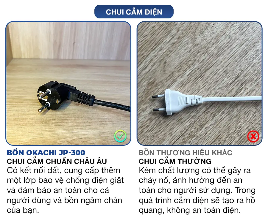 Bồn ngâm chân OKACHI JP-300