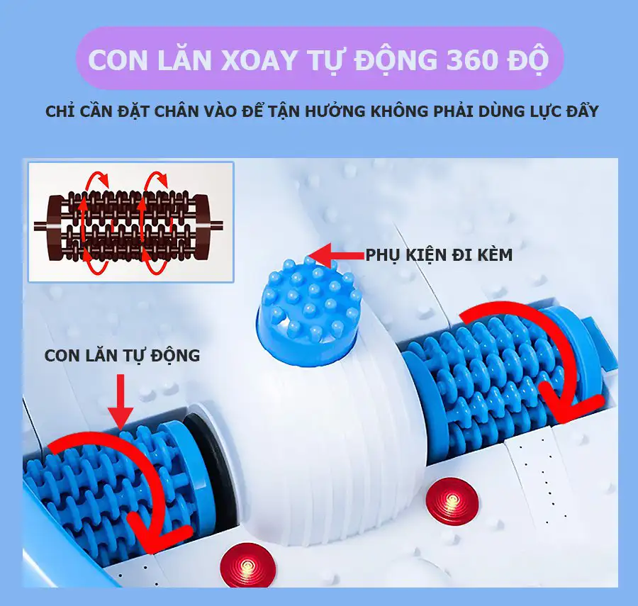 FUKI FB100 voi con lan xoay tu dong