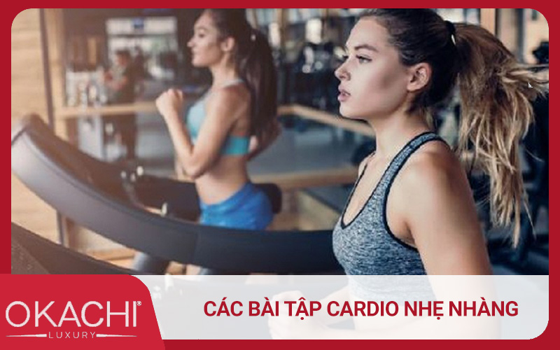 Các bài tập cardio nhẹ nhàng