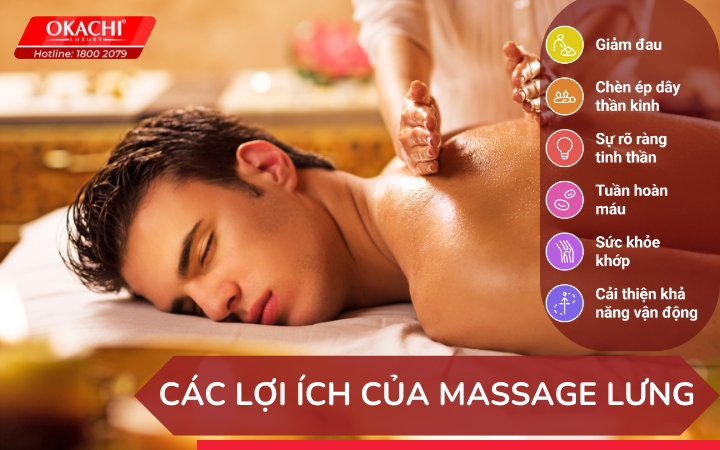 các lợi ích của massage lưng