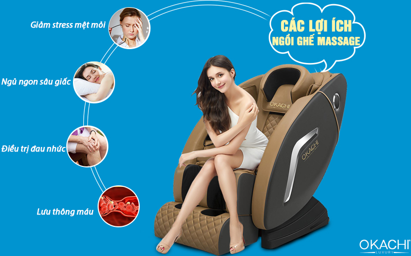 Các lợi ích ngồi ghế massage