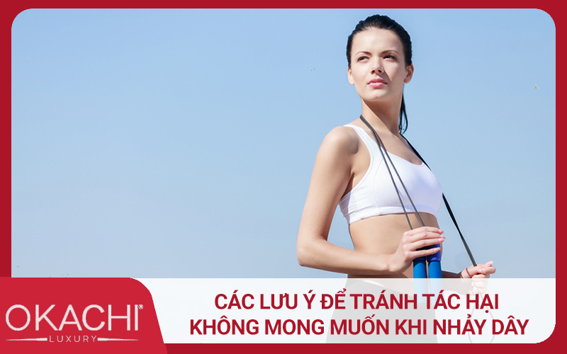 Các lưu ý để tránh tác hại không mong muốn khi nhảy dây