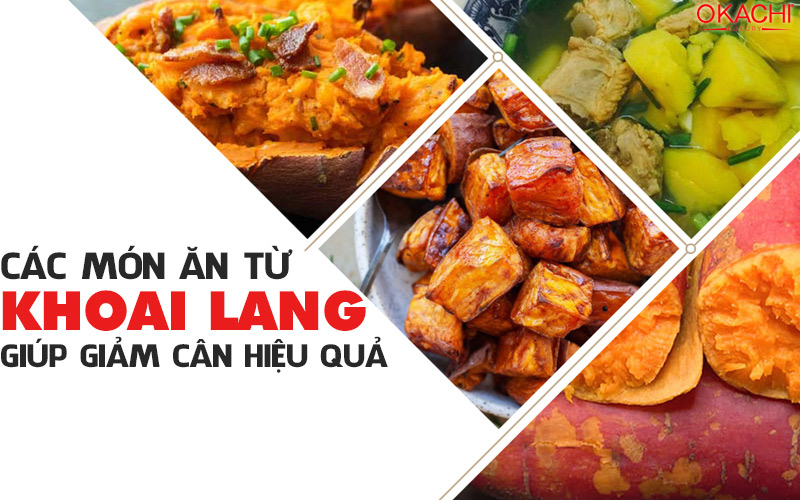 các món ăn từ khoai lang giúp giảm cân hiệu quả