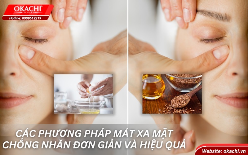 Các phương pháp mát xa mặt chống nhăn đơn giản và hiệu quả