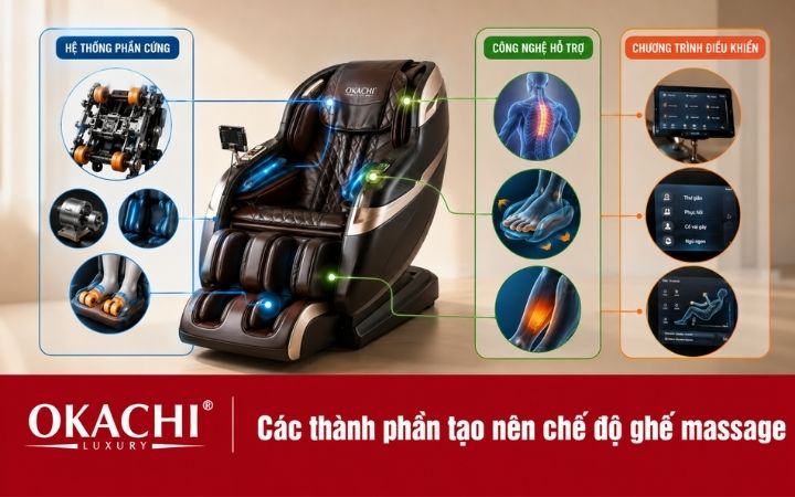các thành phần tạo nên chế độ massage