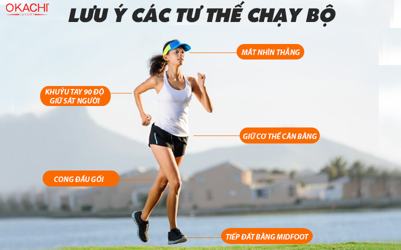 Lưu ý các tư thế chạy bộ