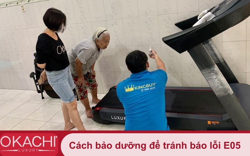 Cách bảo dưỡng máy chạy bộ để tránh gặp lỗi E05