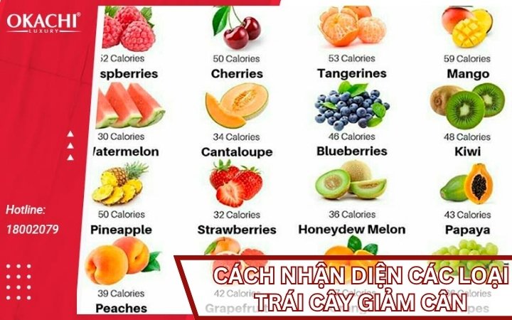 Cách nhận diện các loại trái cây giảm cân