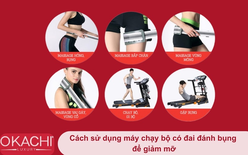 Cách sử dụng kết hợp bài tập trên máy chạy bộ có đai đánh bụng để giảm mỡ