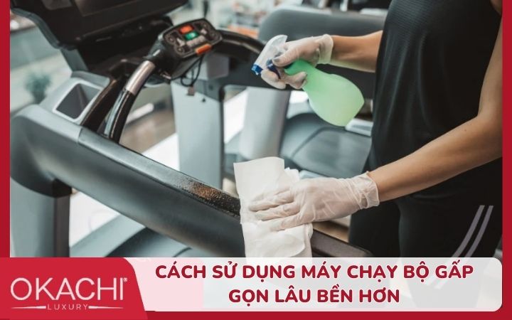 cách bảo quản máy chạy bộ gấp gọn