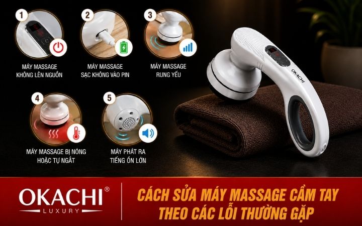 Cách sửa máy massage cầm tay theo các lỗi thường gặp