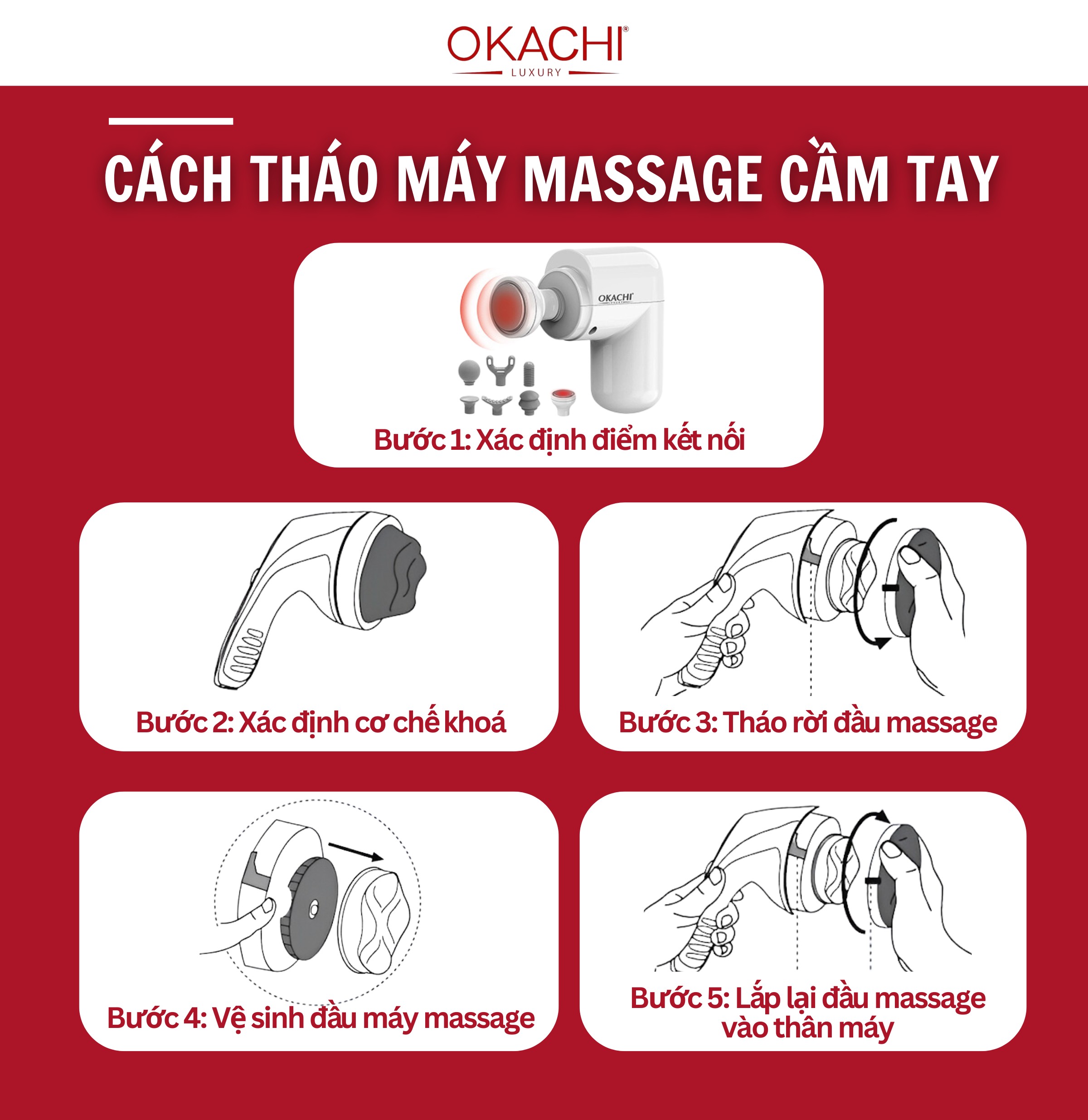 cach thao may massage cam tay