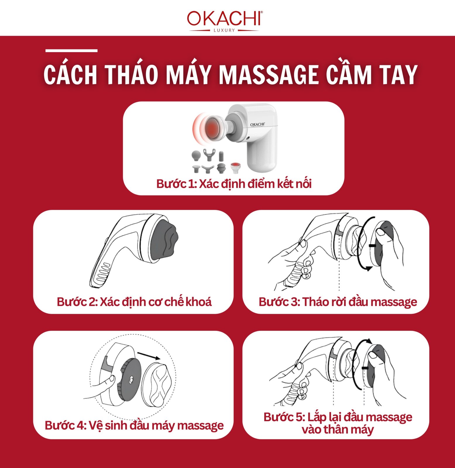 cach thao may massage cam tay