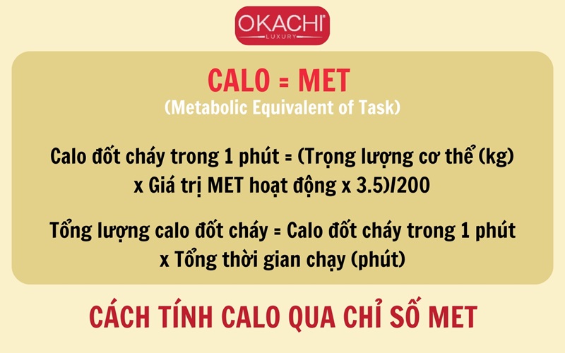 Công thức tính calo được tiêu thụ khi chạy bộ