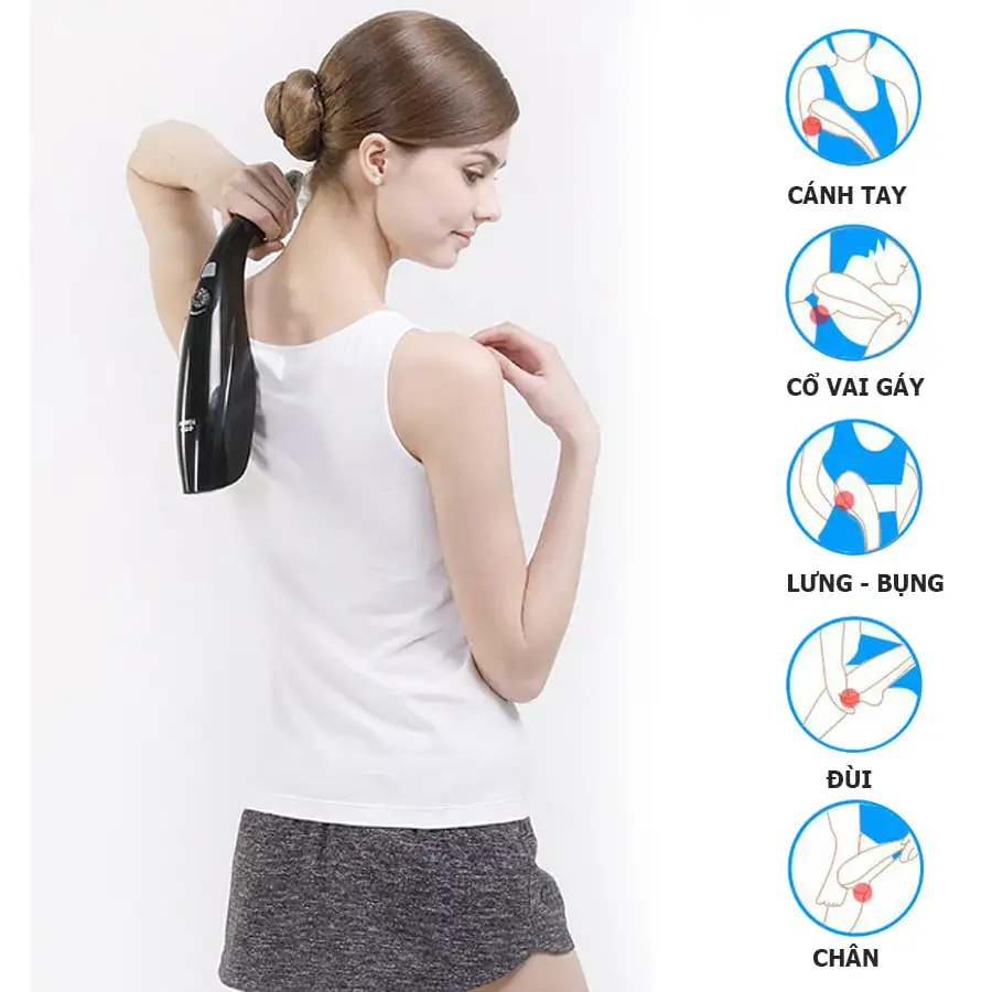 Máy massage cầm tay OTO TR-150 (Pin sạc)