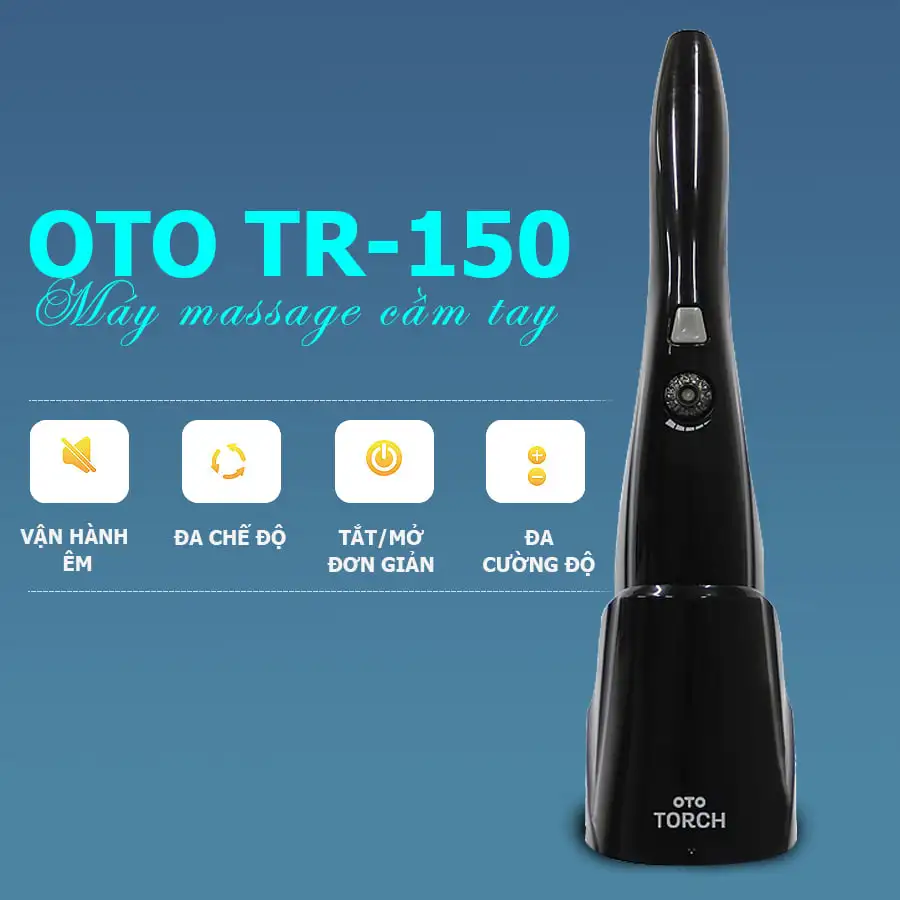 Máy massage cầm tay OTO TR-150 (Pin sạc)