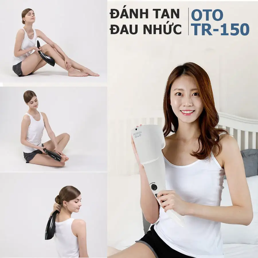 Máy massage cầm tay OTO TR-150 (Pin sạc)