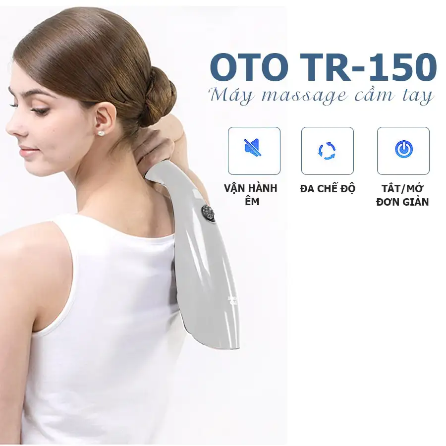 Máy massage cầm tay OTO TR-150 (Pin sạc)