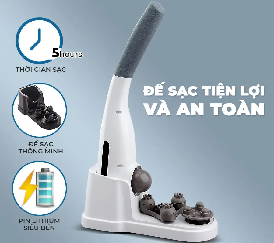 Máy massage cầm tay hồng ngoại OKACHI LUXURY JP-M610