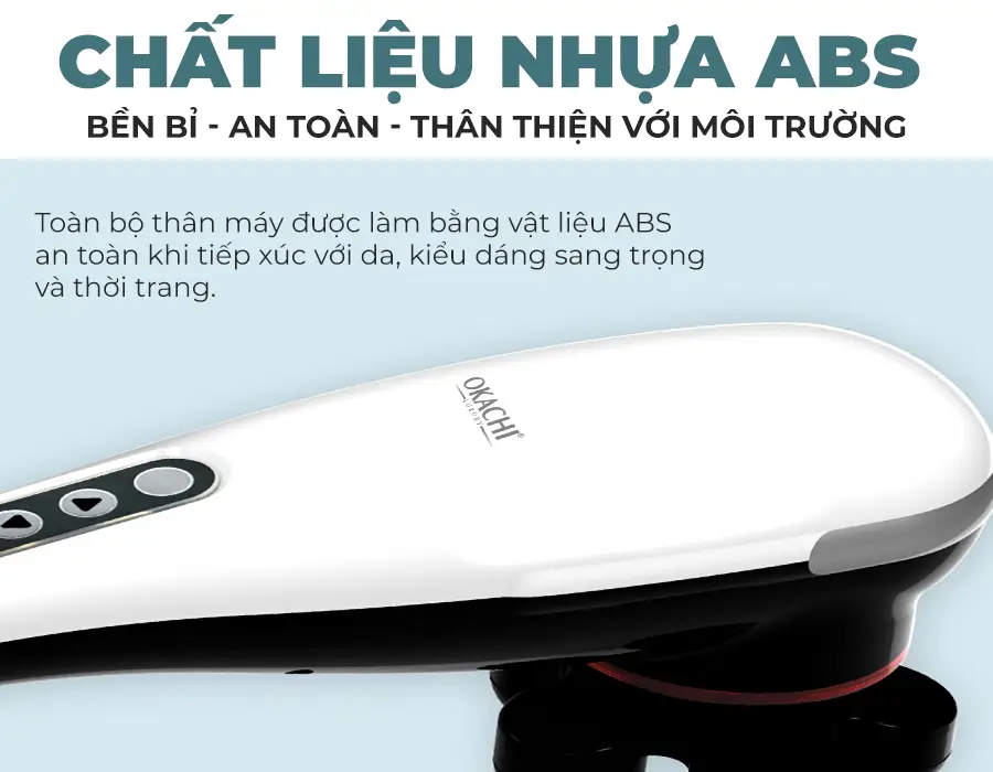 Máy massage cầm tay pin sạc OKACHI JP-650E