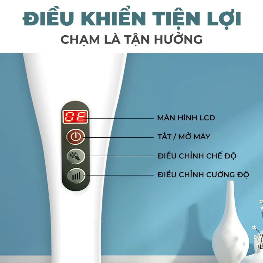 Máy massage cầm tay pin sạc OKACHI JP-650E