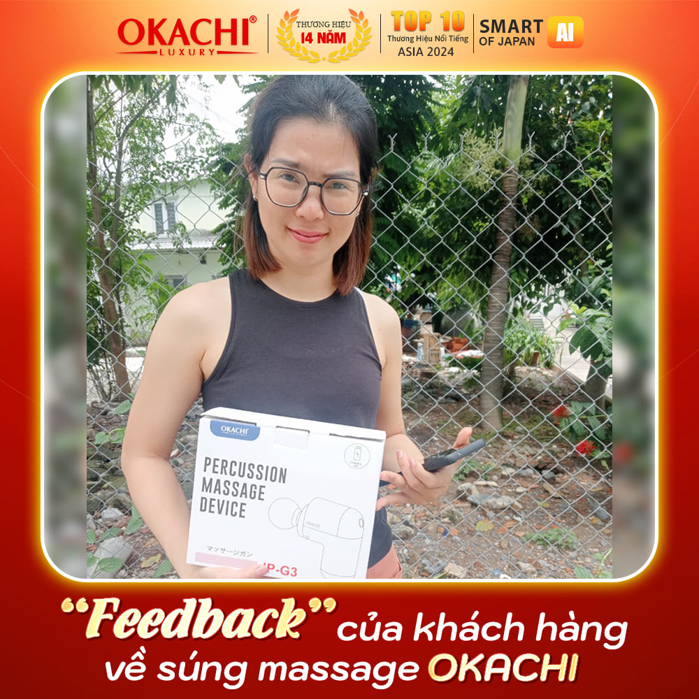 súng massage đến với khách hàng